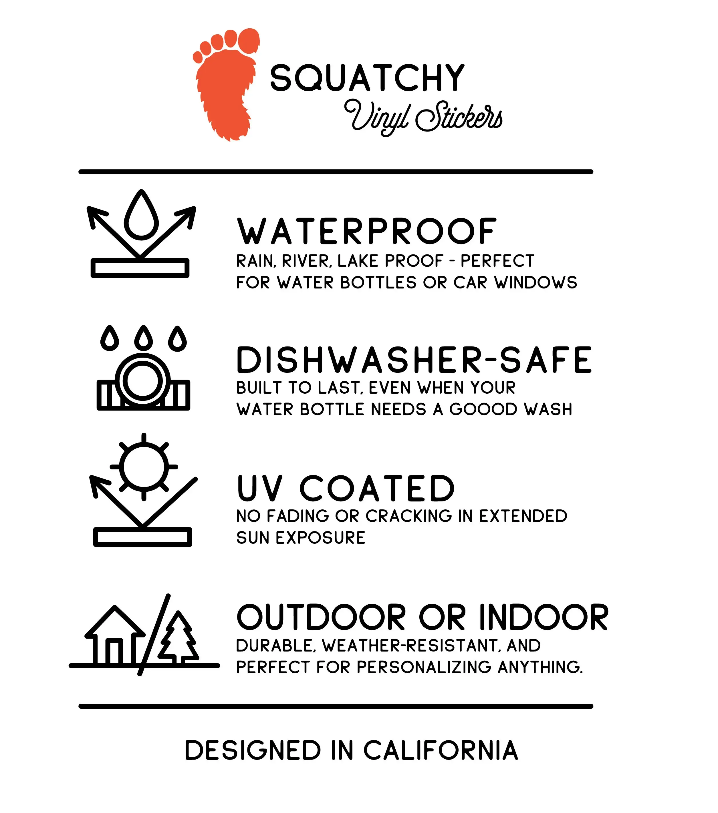 Squatchy - Wholesale Sticker - Sasquatch King of the Backcountry Sticker3