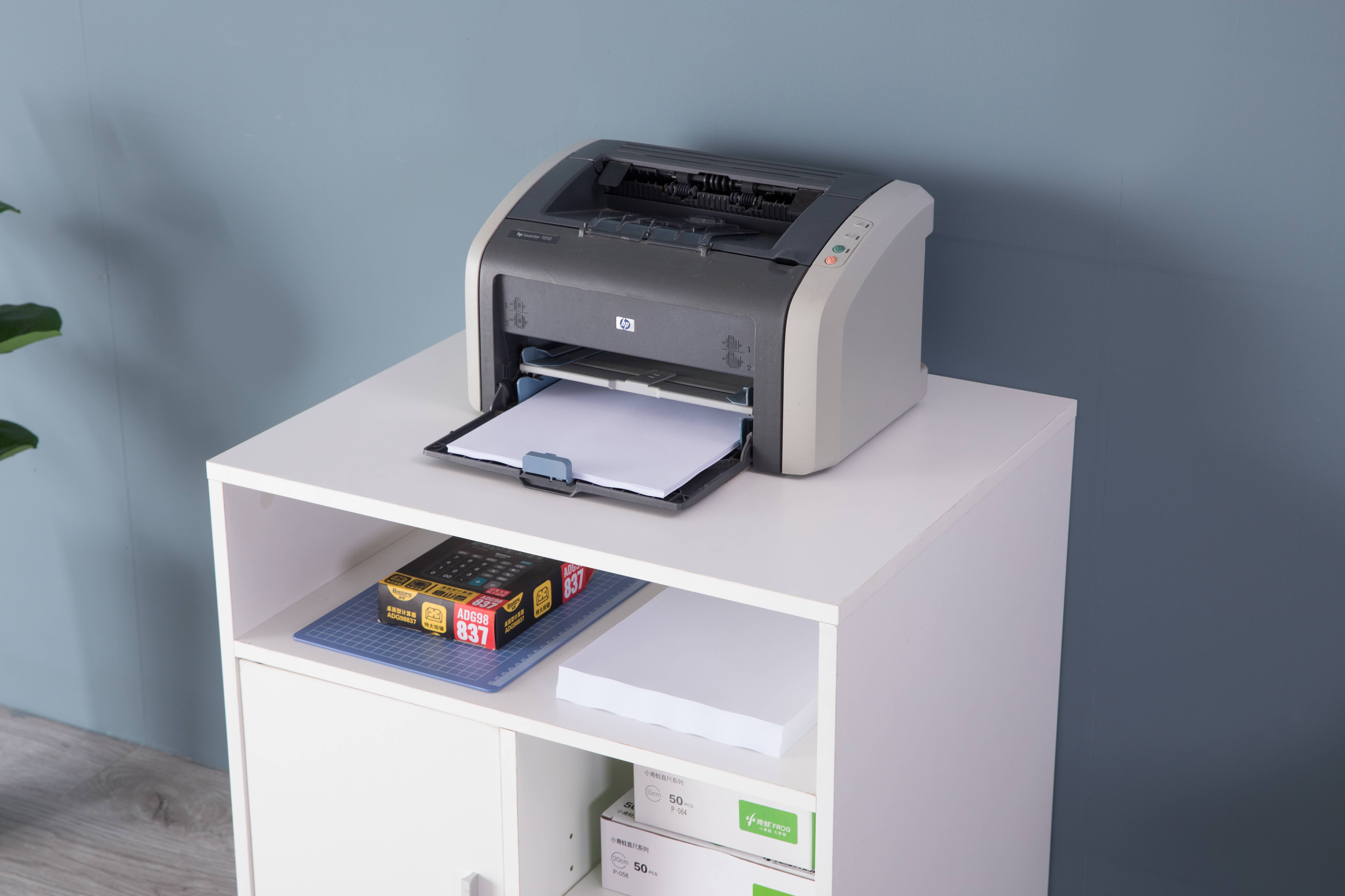 Quickway Imports - Venta al por mayor Almacenamiento/organizadores de cocina - Soporte para impresora y almacenamiento de oficina con ruedas5