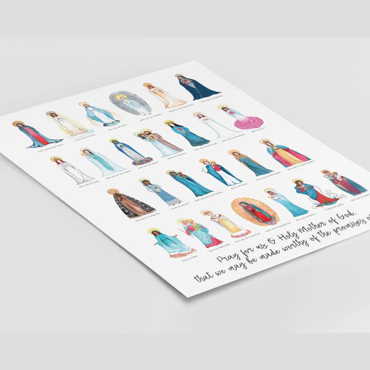 12th and Blossom - Wholesale Art Print - Titles of Mary 8x10 Art Print2