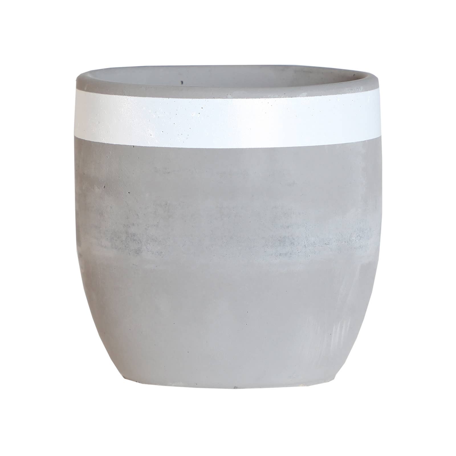 B&B – Vaso de plantas por atacado – Floreira, De Cimento, Em Cor Cinza, De 13X13X12cm0