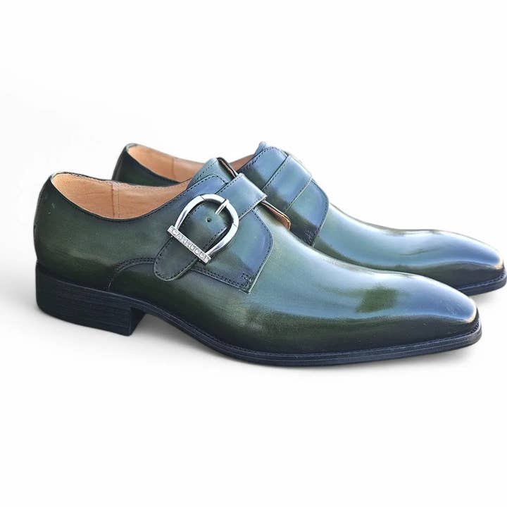 Carrucci Monk Strap met gesp KS503-35 voor wholesale door Carrucci Shoes