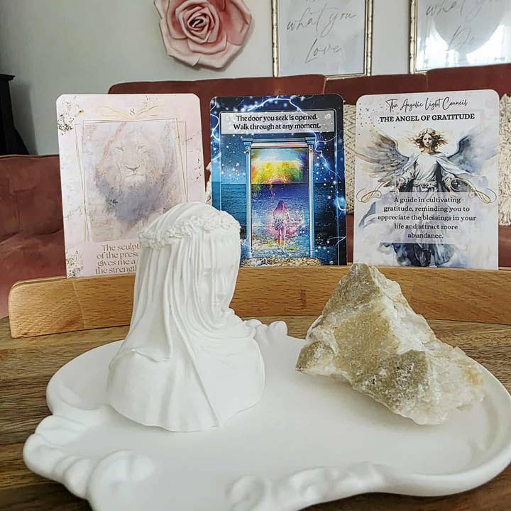 Divine Angelic Guidance - Michelle Irene - Wholesale Decorative tray - ✨ Sacred Tray of Intention2
