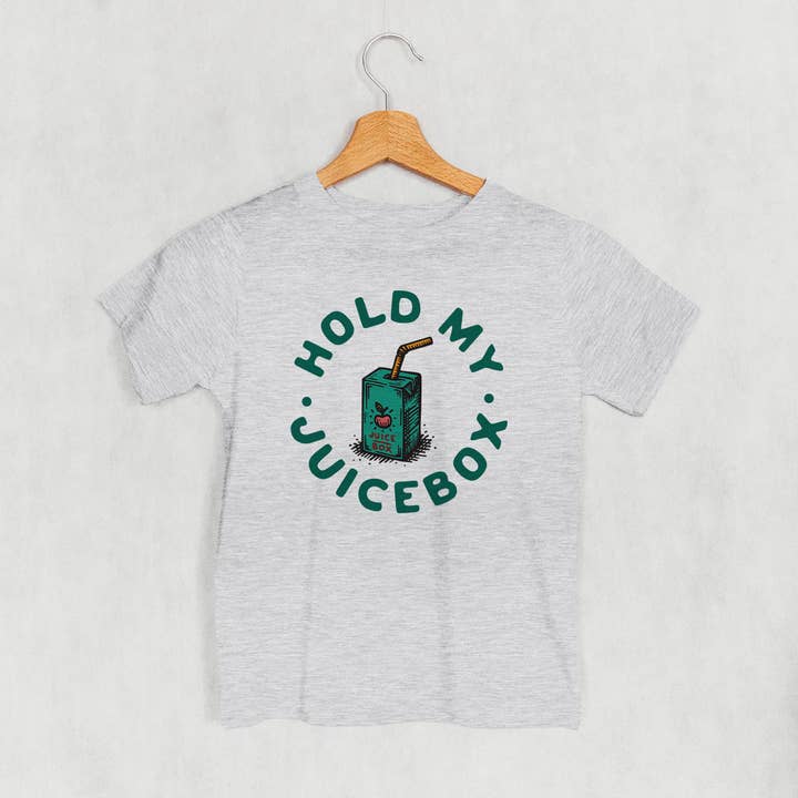 Ivy + Cloth - Wholesale Screen Printed T-Shirt - Kids - Hold My Juice Box (Kids)1