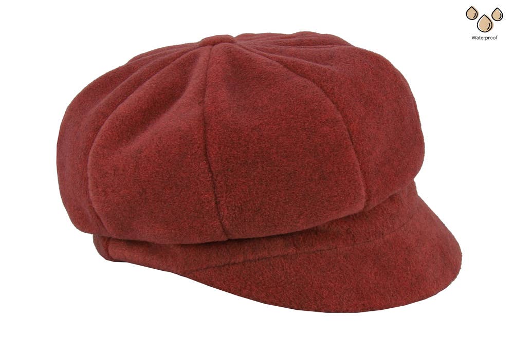 M BY FLECHET - ESSENTIALS - ALP1 - Wholesale Newsboy/Schoolboy Hat - Women's - Gavroche Polar Waterproof Cap - 2Hs178