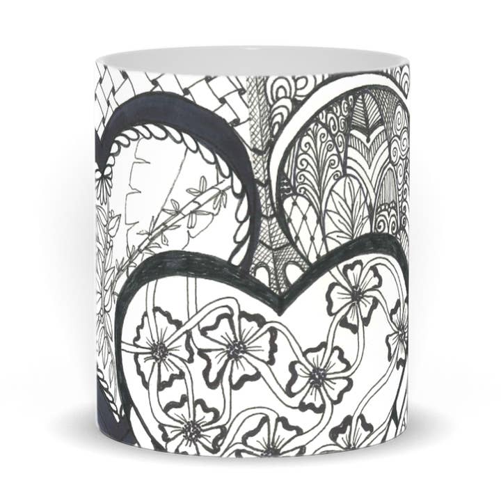 Tasses Cœurs en Émoi pour la vente par Mary O's Imagination