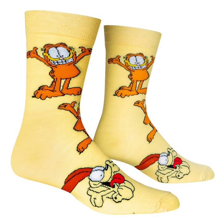 Crazy Socks – wholesale Socks – Men's – Garfield - Mens Crew Folded (Crazy Socks)0