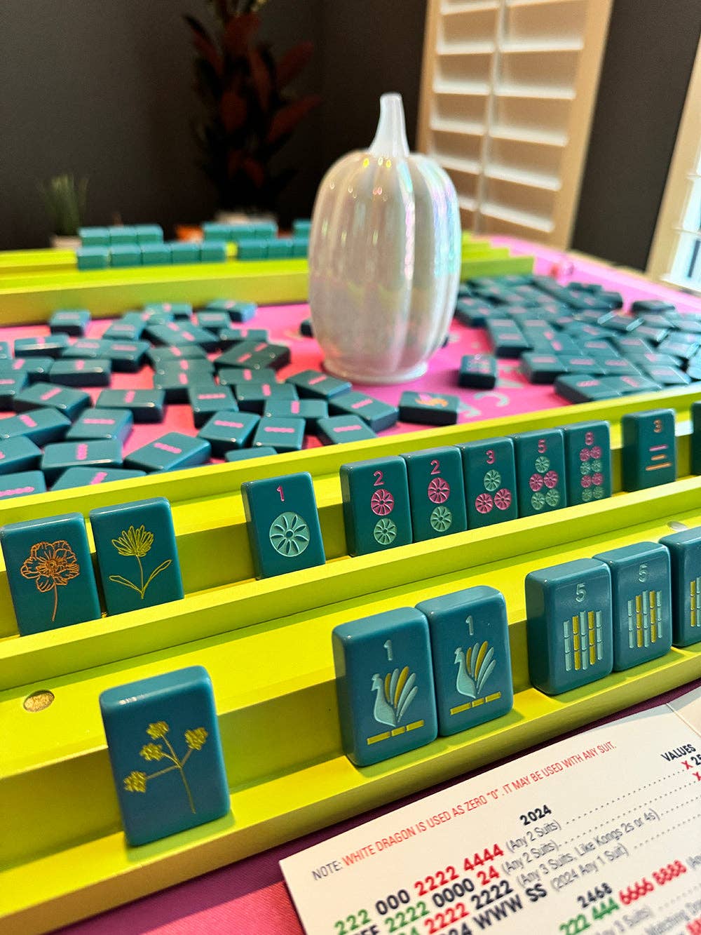 Peace Love Mahjong - Wholesale Board Game - Mahjong Racks & Pushers (Set of 4)22