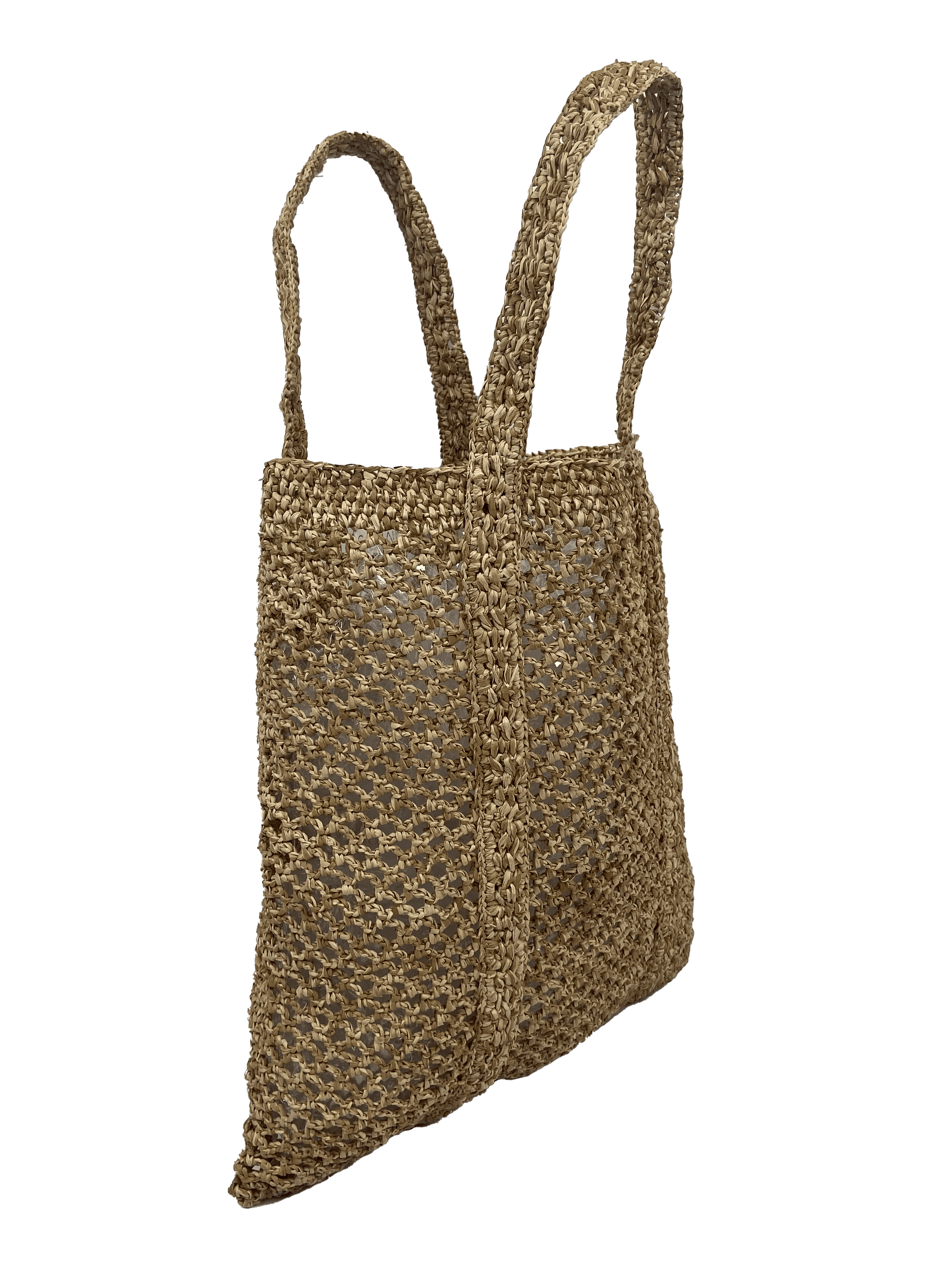 CAMALYA – wholesale Bärkasse - Dam – KUMASI raffiaväska med axelrem3