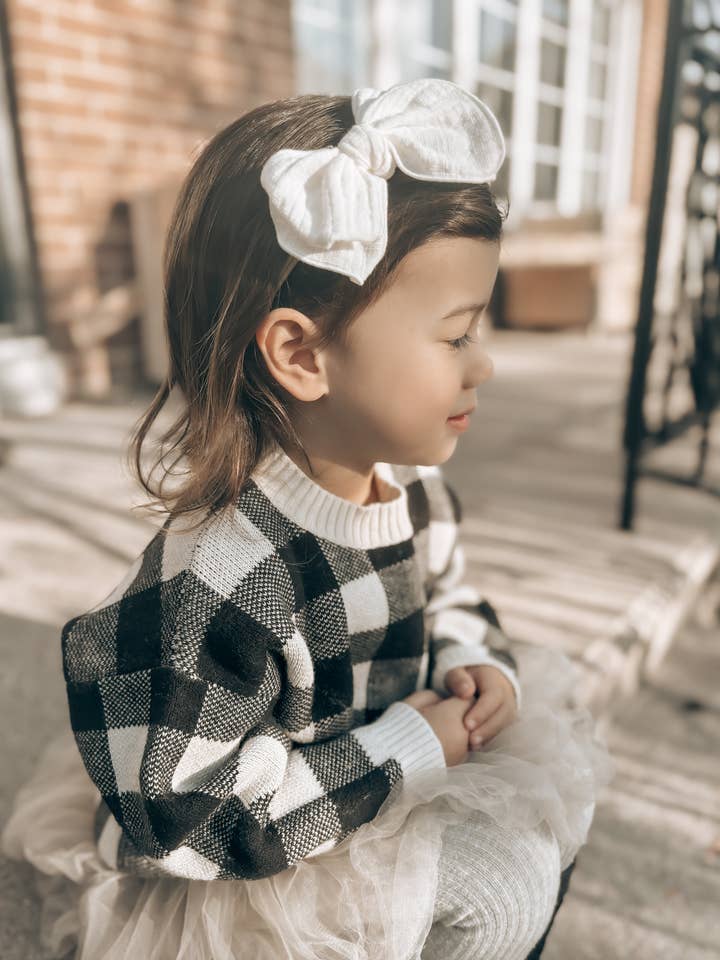 Laço de fábula | Lily white por atacado de Mini Meeny Mommy Bow