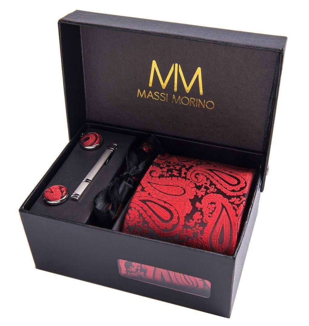 Massi Morino - Wholesale Necktie - Men's - Massi Morino® Tie Set | Extensive Box Contents8