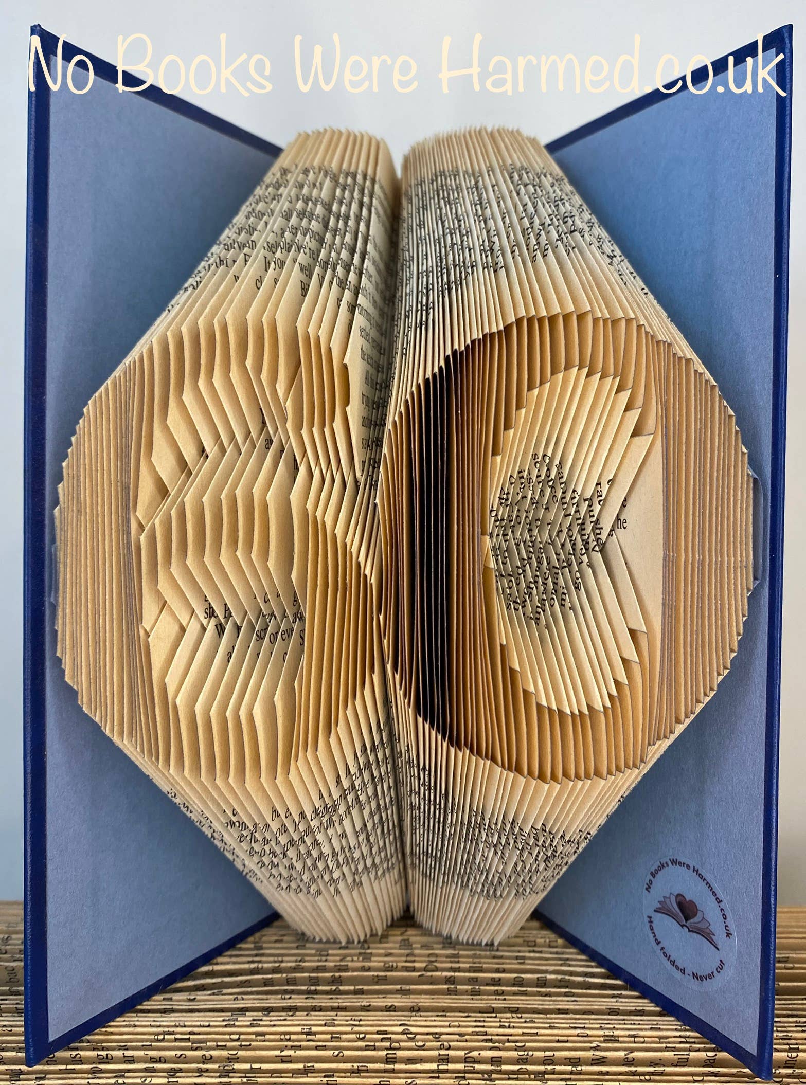 No Books Were Harmed.co.uk - Wholesale Sculpture - Milestone Numbers Hand Folded Book Art Sculpture Gift7