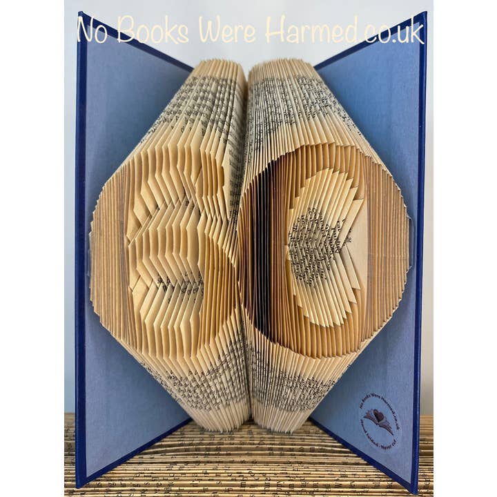 No Books Were Harmed.co.uk - Wholesale Sculpture - Milestone Numbers Hand Folded Book Art Sculpture Gift7