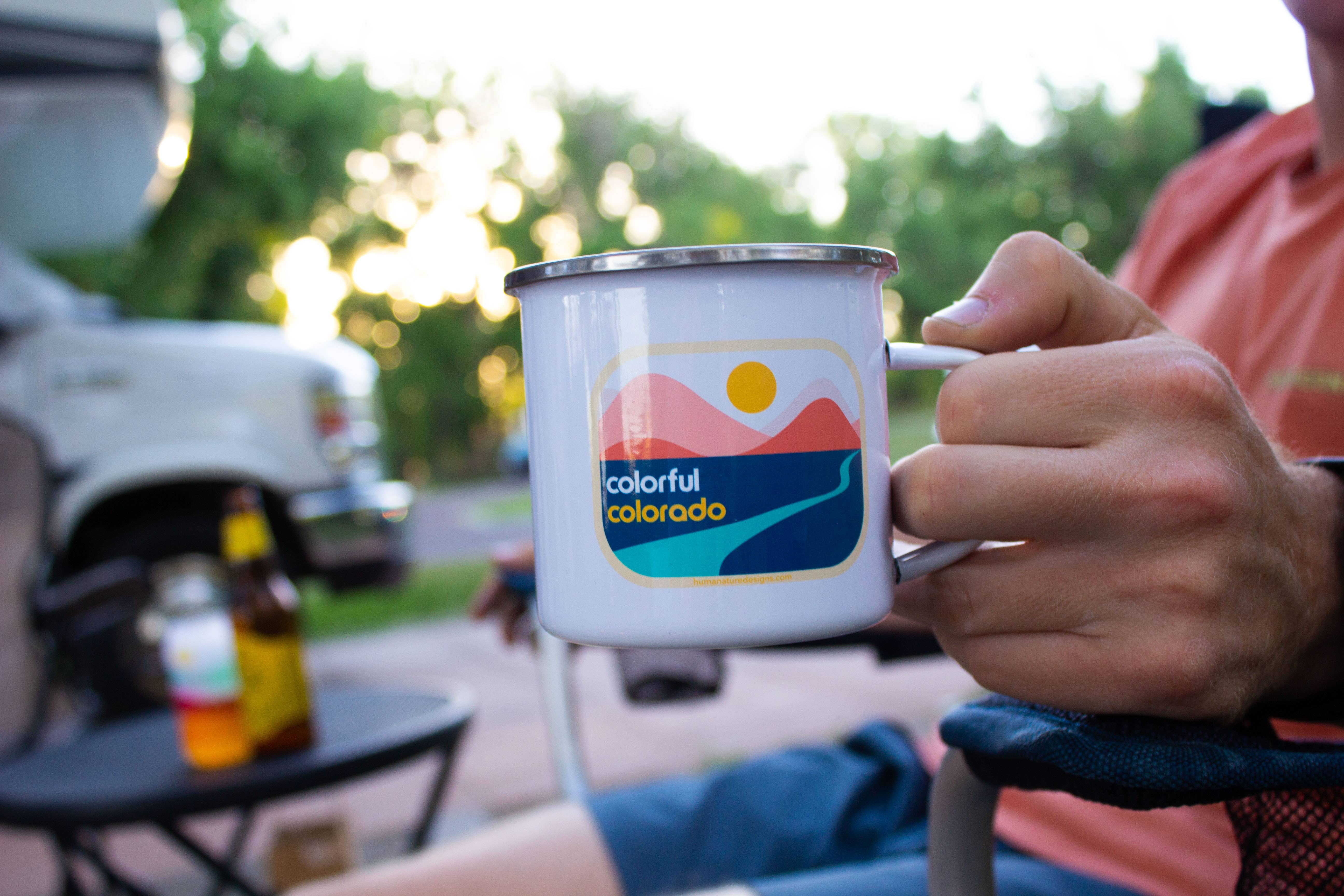 Human Nature Designs - Wholesale Coffee Mug - Colorful Colorado Mug / Colorado Mug - Souvenir + Gift3