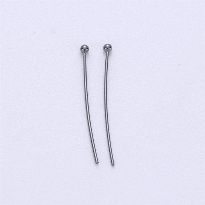 Aim Eternal - Wholesale Craft supplies - Gold Head Pins Ball Point Headpins, 0.6mm (22 Gauge) by 30mm, 35mm, 40mm | L532 - L5353