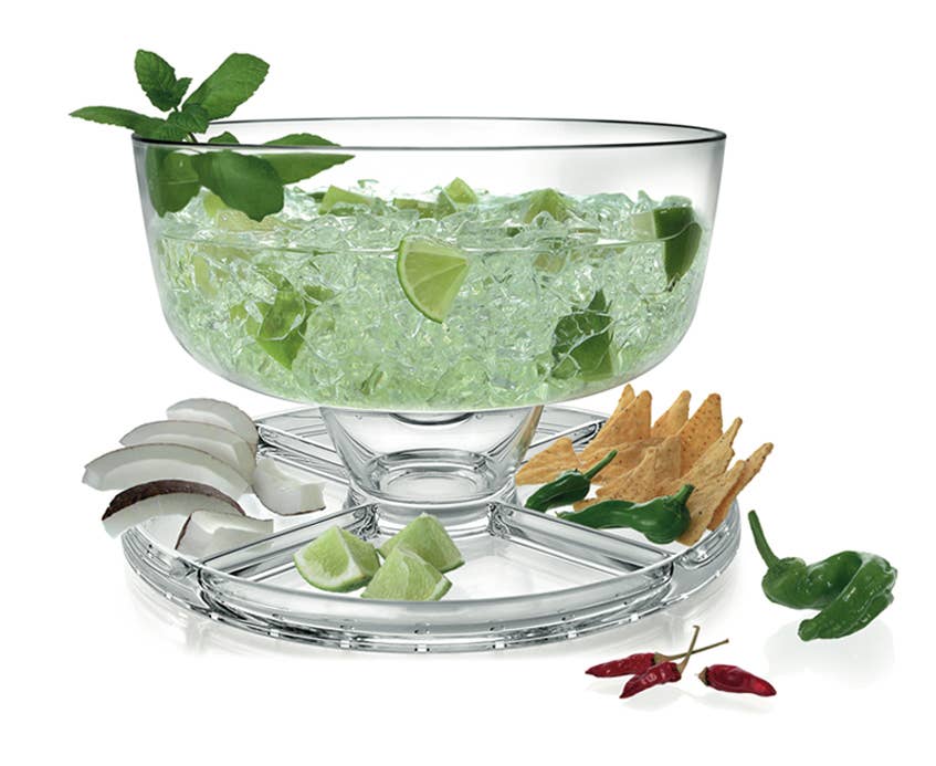 Transparent Colorless Pressed Glass Cake Stand with Dome – 4 in 1 Multiuse for wholesale on Faire4