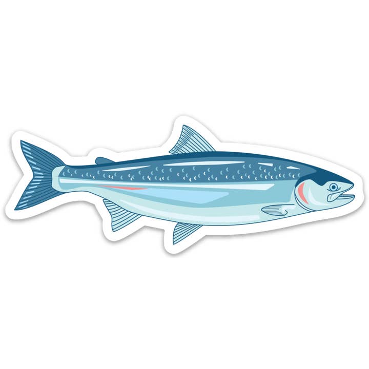 Alaska Salmon Decal for wholesale by Salmon Sisters