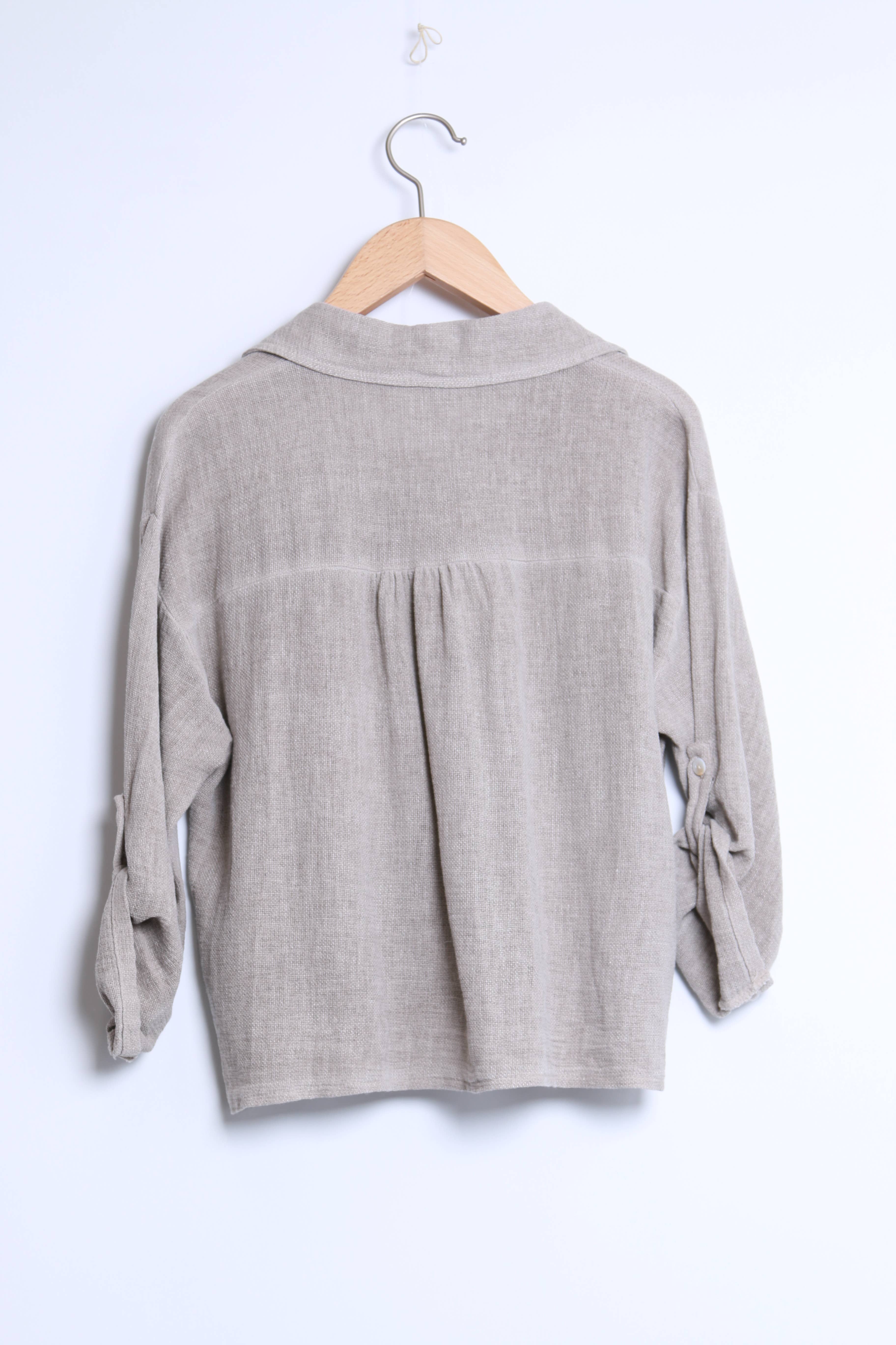 Shyloh - Wholesale Button Down Shirt - Women's - Linen cotton top 1578223