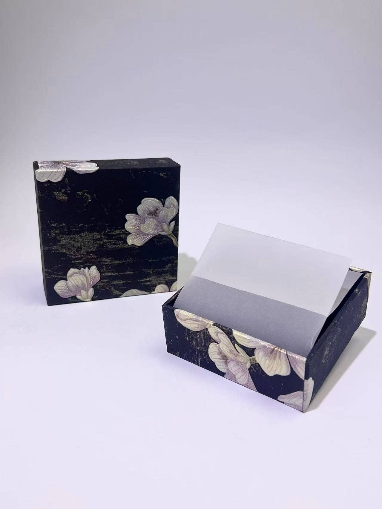 COSMOS - Wholesale Jewelry Box/Organizer - Jewelry box 9.3x9.3 cm – elegant floral gift case celebration5