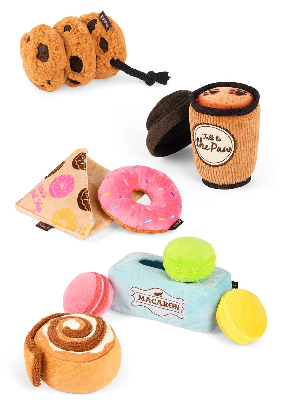 In Vogue Pets – wholesale Pet plush toy – Dog – Pup Cup Cafe Doughboy Donut2