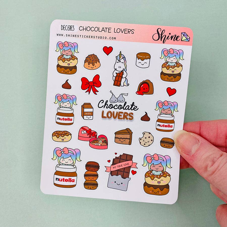 Shine Sticker Studio - Wholesale Sticker - Chocolate Lovers Deco Stickers0