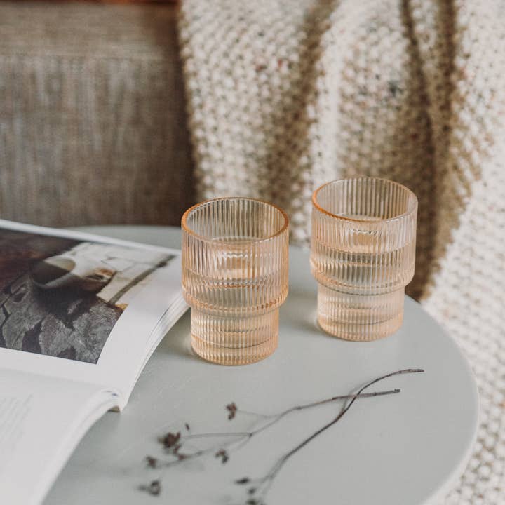 Ivymore Living - Vendita all'ingrosso Bicchiere/tazza - Bicchieri con costolature corti (set da 6) | tumbler7