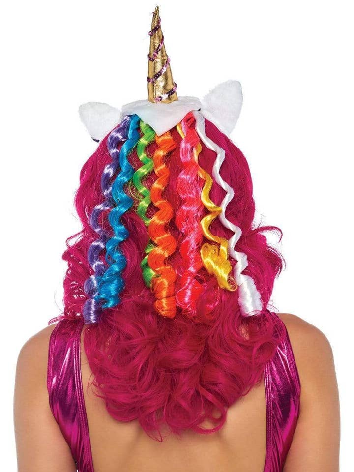 Envy Body Shop - Wholesale Costume - Women's - Leg Avenue Women's Unicorn Headband with Rainbow Wig Mane1