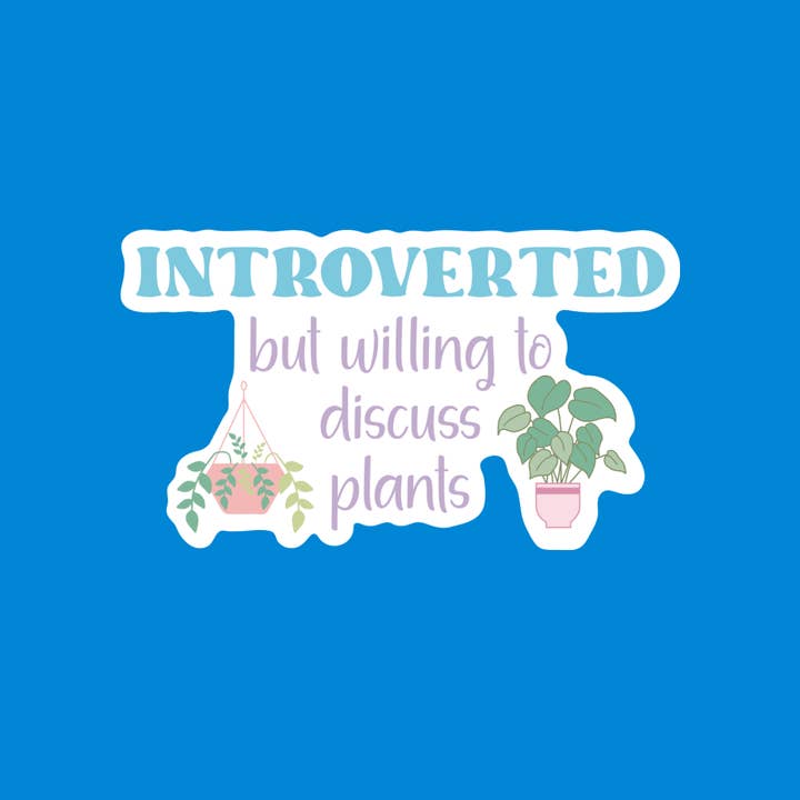 Indadvendt, men villig til at diskutere planter Vandtæt Vinyl S for engroshandel hos Something Personal