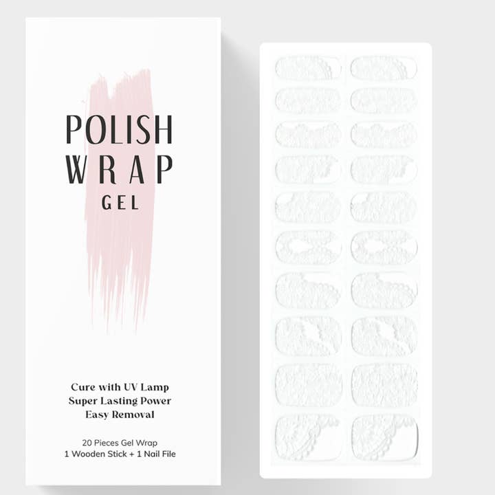 Pizzo avorio per la vendita all'ingrosso da parte di Polish Wrap