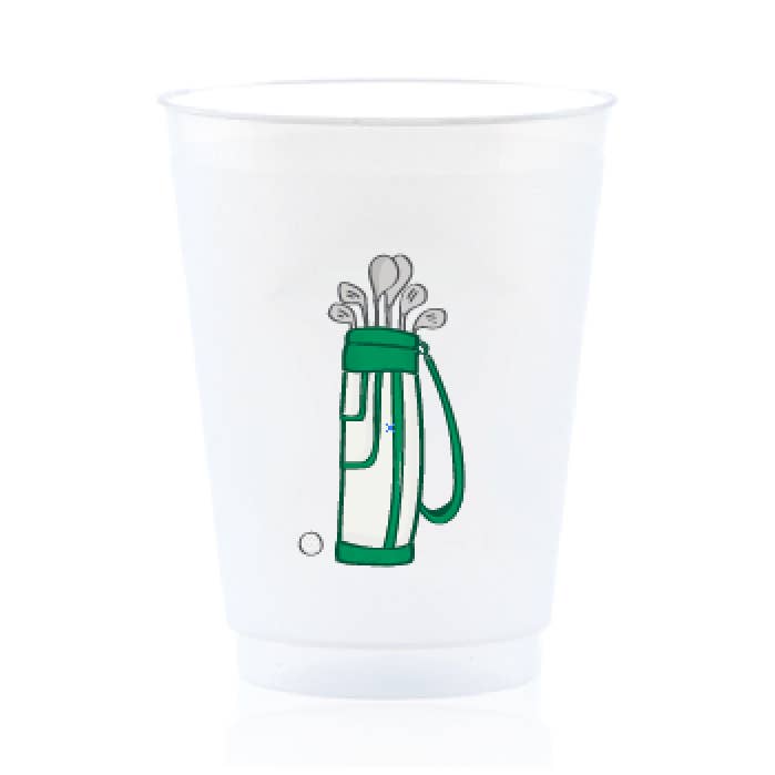 Golf Bag - Shatterproof Cups for wholesale by Georgetown Paperie
