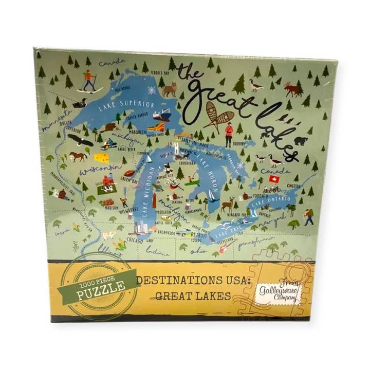 Great Lakes 1000 Piece Jigsaw Puzzle for wholesale by Galleyware
