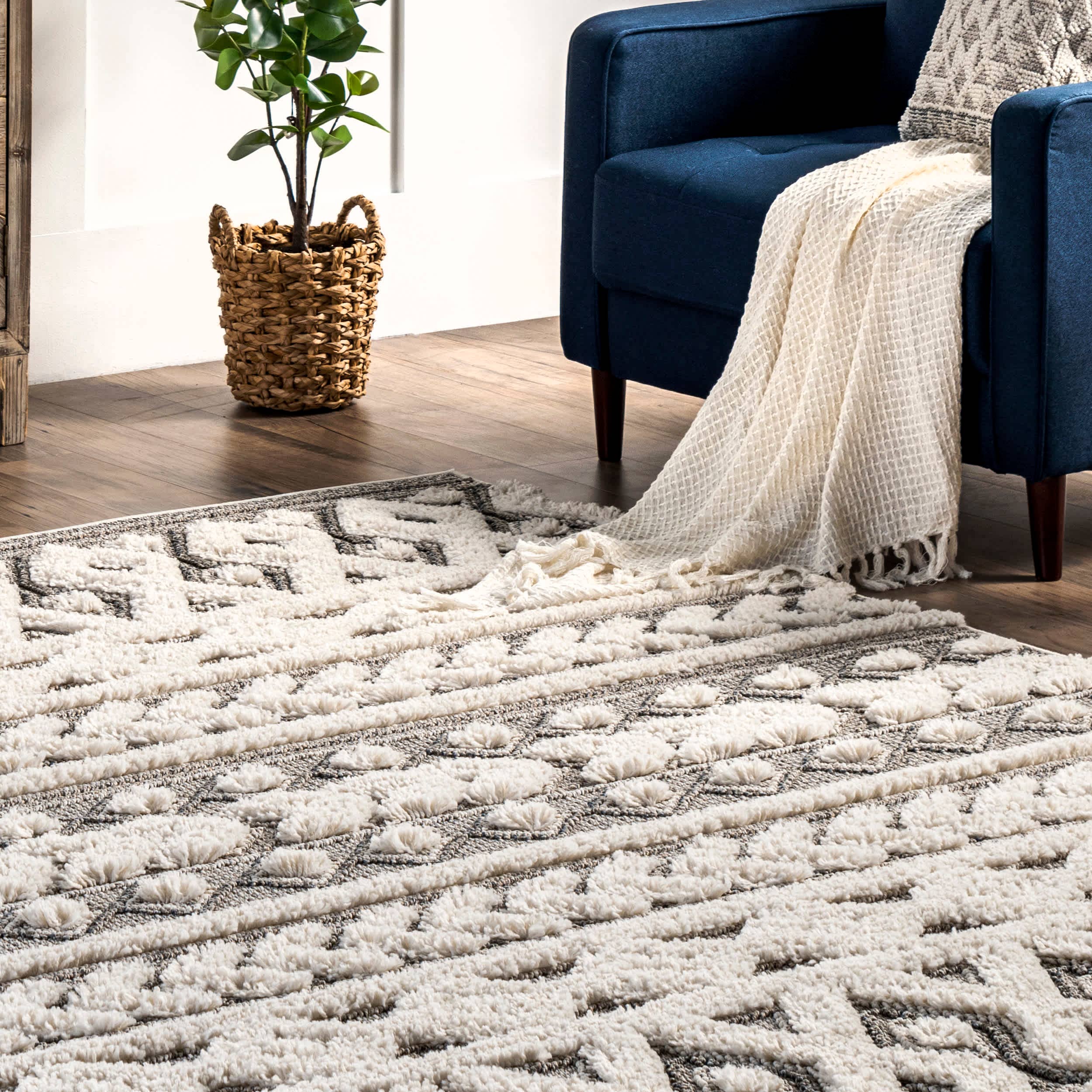nuLOOM - Wholesale Area Rug - Rebecca High Low Textured Shaggy Area Rug7