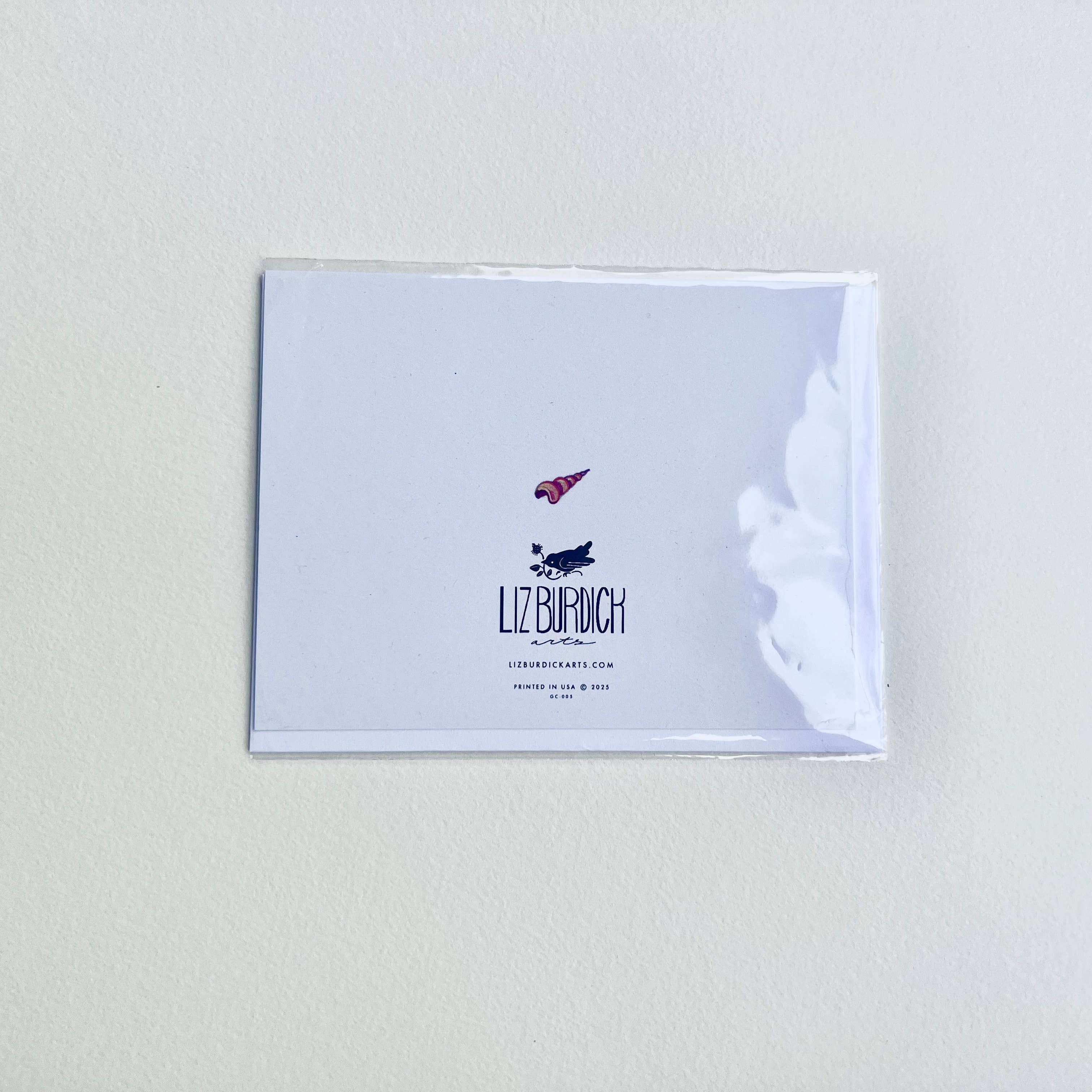 Liz Burdick Arts - Wholesale Everyday Greeting Card - Loon Card  2