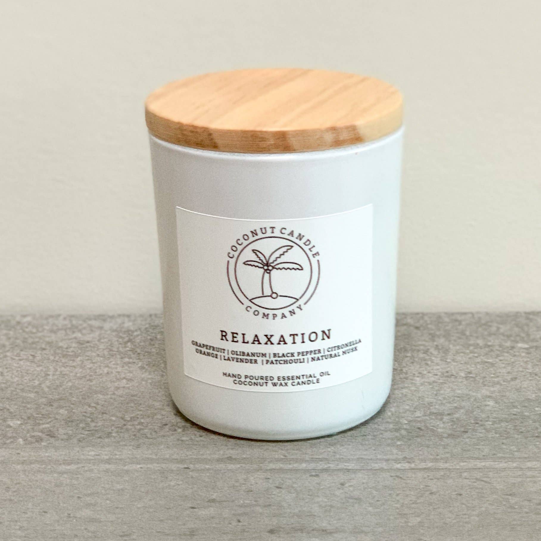Coconut Candle Company - Wholesale Jar/Filled Candle - Relaxation Essential Oil