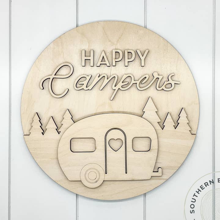 Glade Campister 3D Round Blank for engroshandel hos Southern Birch Company