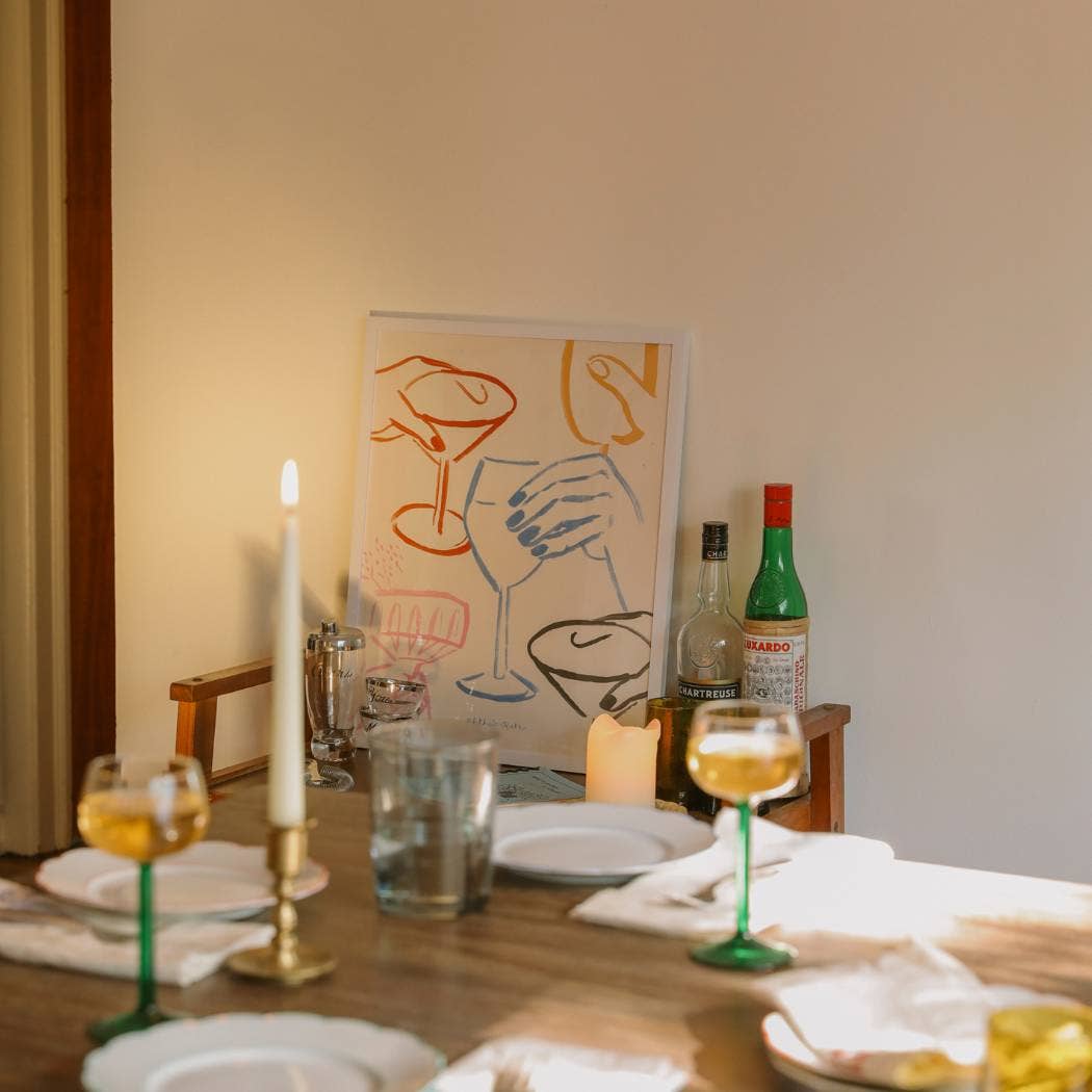 Phthalo Ruth - Wholesale Art Print - Cheers Cocktail Print4