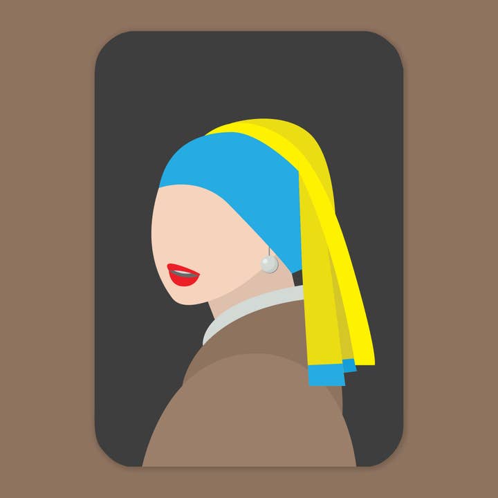 Kaart Meisje met de Parel per la vendita all'ingrosso da parte di Burones