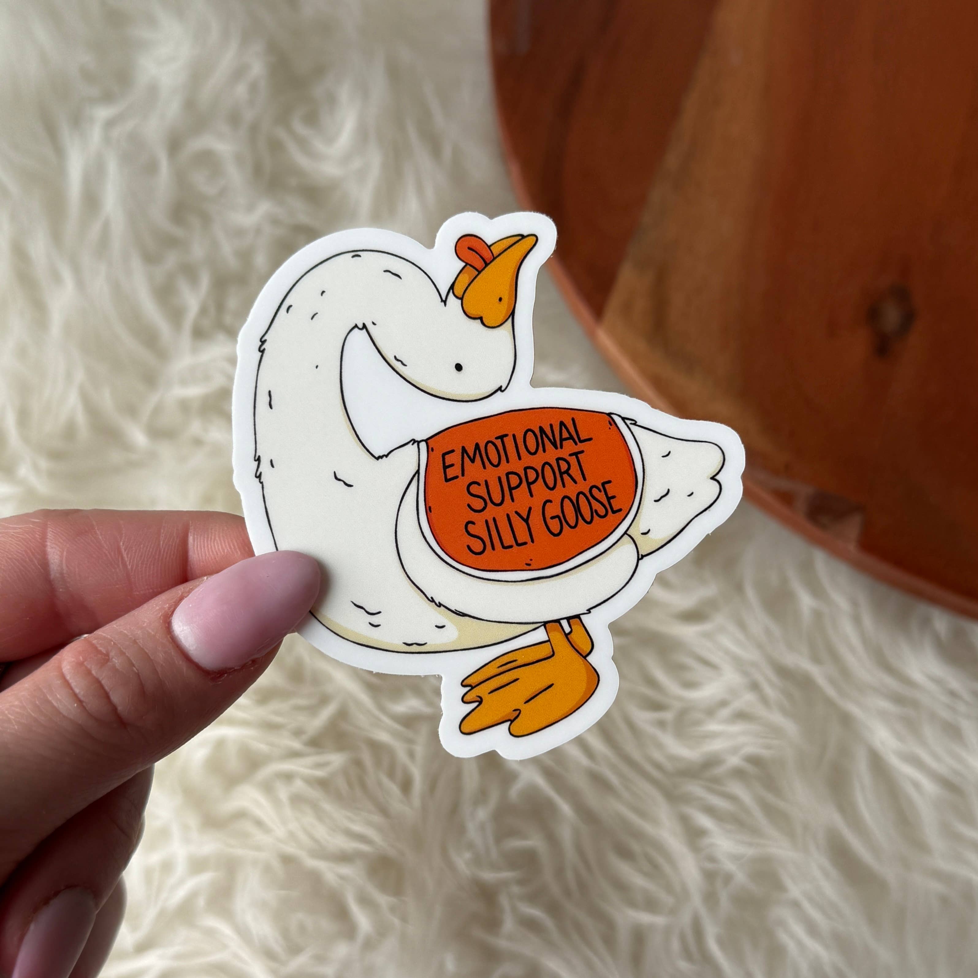 Big Moods - Wholesale Sticker - Emotional Support Silly Goose Sticker