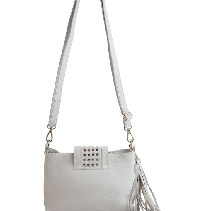 Cadelle Leather - Wholesale Crossbody Bag - Women's - Gigi Crossbody | White1