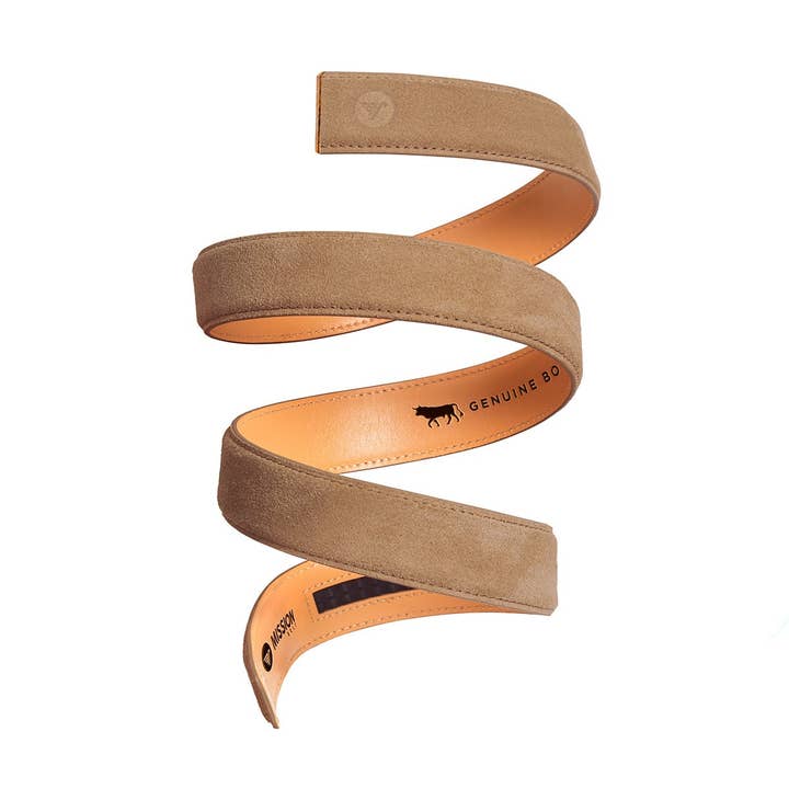 Honey Suede Full-Grain for wholesale by Mission Belt