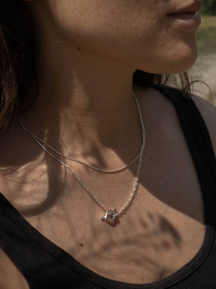 Collana Avvolgente Argento Jenny per la vendita all'ingrosso da parte di Hunter & Hare