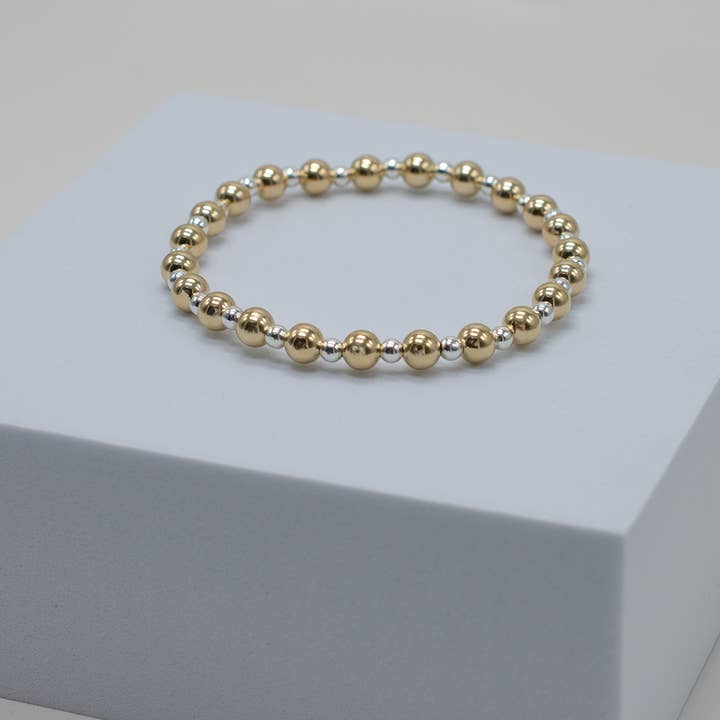 Dream On zweifarbiges Armband für den Großhandel von Splash Jewelry & Accessories