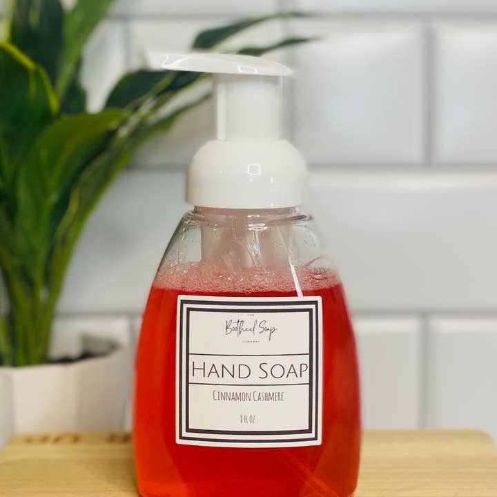 Cinnamon Cashmere Foaming Hand Soap for wholesale by The Bootheel Soap Company
