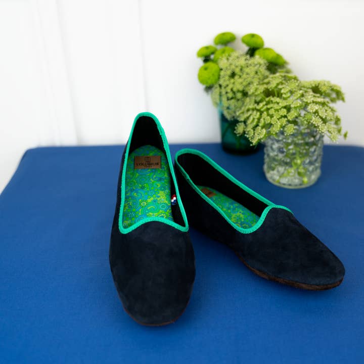 VOLUBILIS PARIS - Wholesale Slippers - Women's - Green Trip EVA leather shoe2