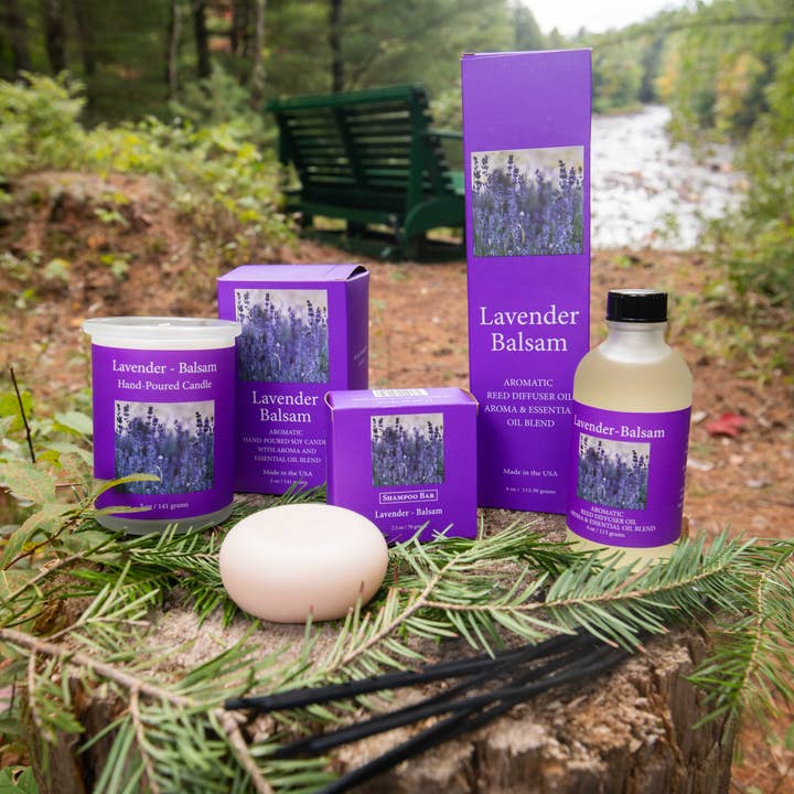 Adirondack Fragrance Flavor Farm - Wholesale Zeepblok - Lavendel Balsem Handgemaakte Zeep 4oz | Essentiële Olie