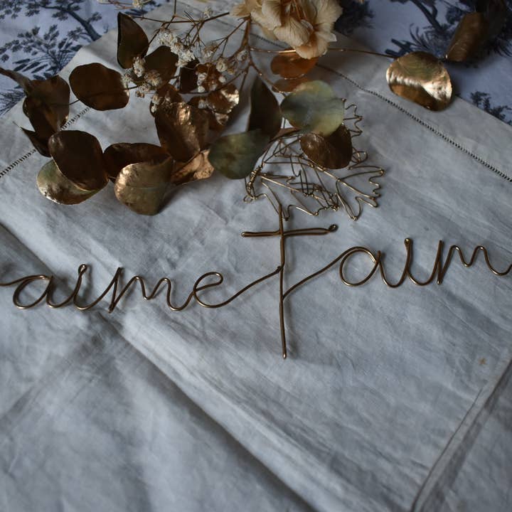 Wire message I like to love you for wholesale by De Beaux Souvenirs