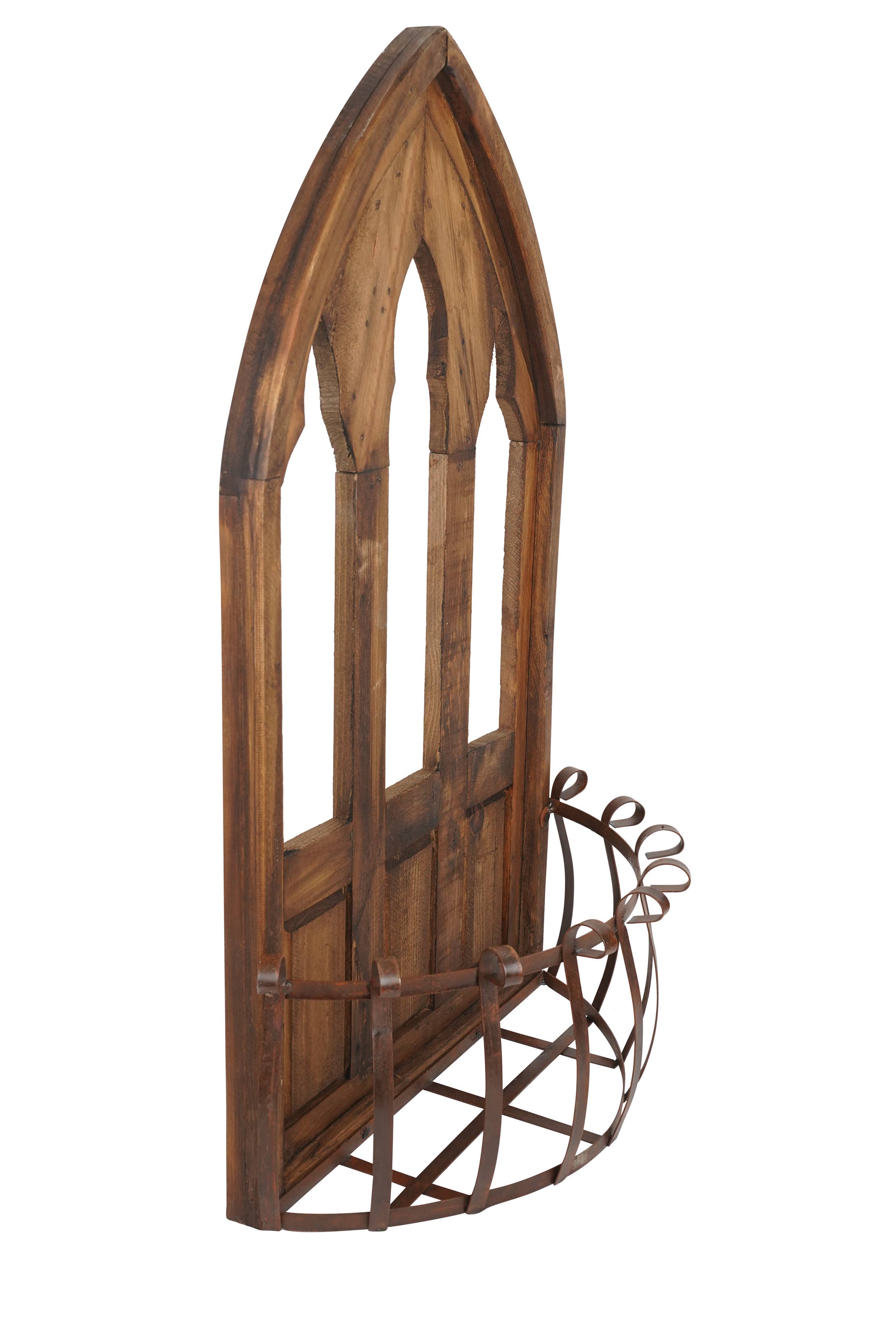 My Amigos Imports - Wholesale Wall Planter - Trinity Wall Planter-Rustic Farmhouse-Garden-20x30 inches5