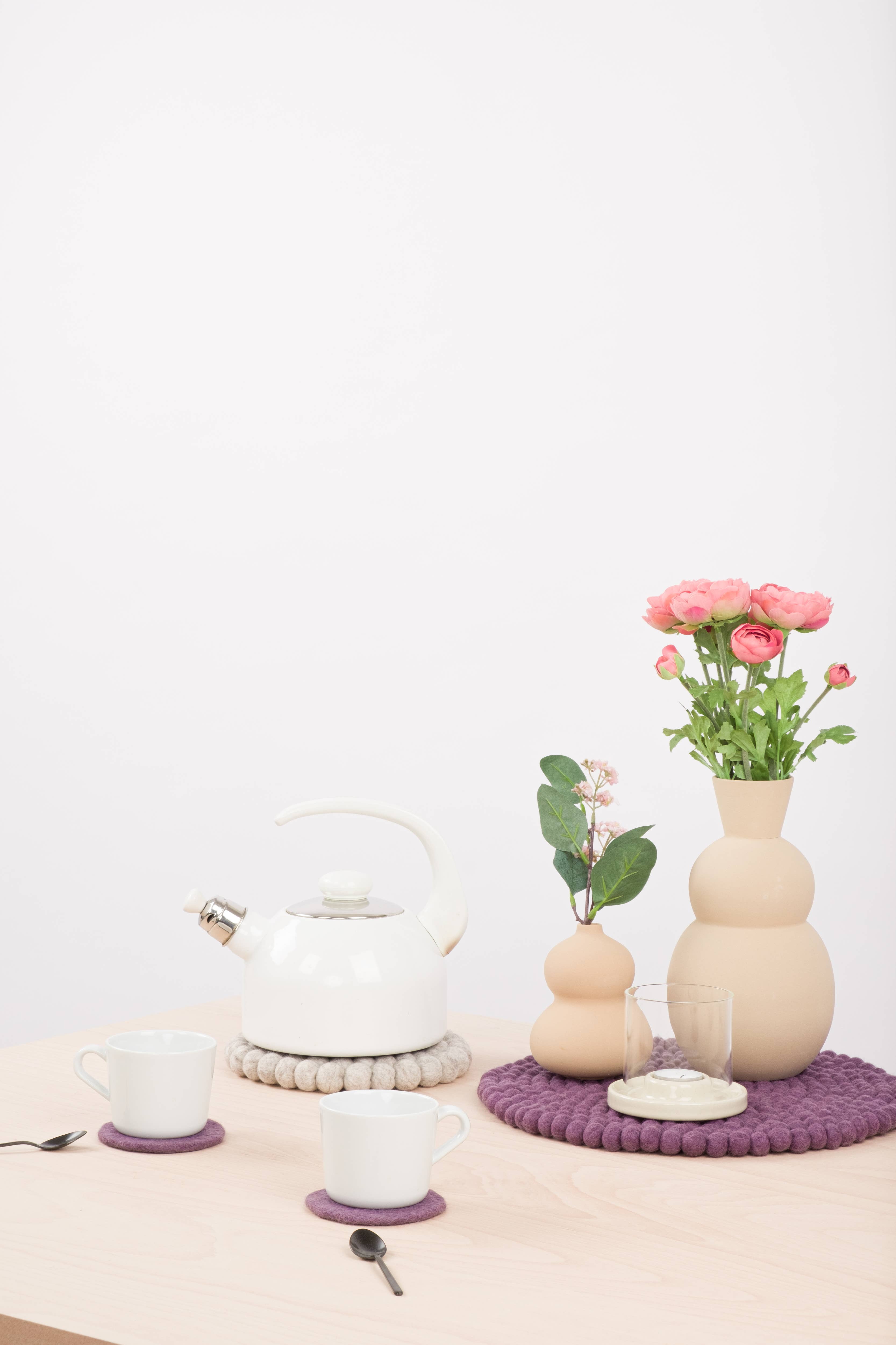 myfelt - Vente Dessous-de-plat - Dessous de plat rond Béla en laine 100 % vierge2