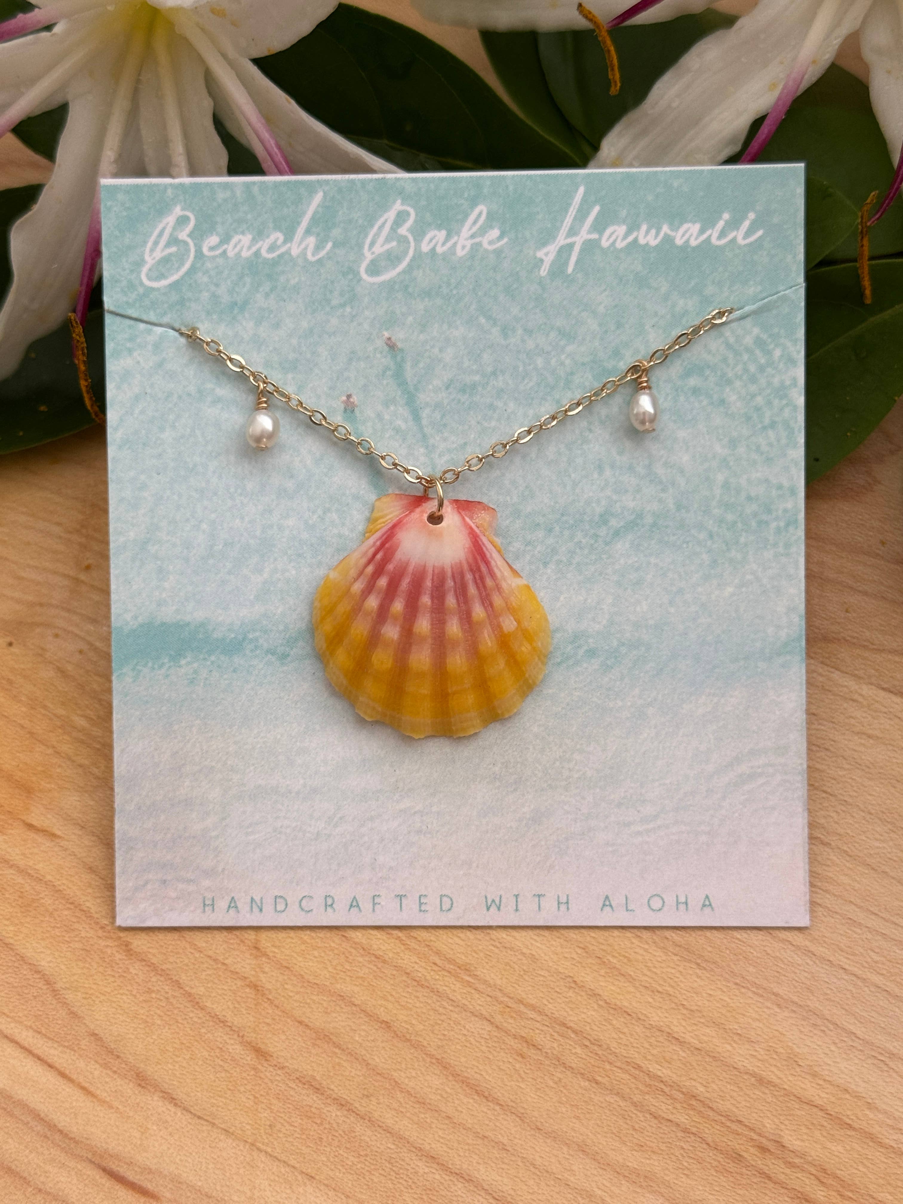 Beach Babe Hawaii - Wholesale Pendant/Charm Necklace - Sunrise Shell Necklace 2