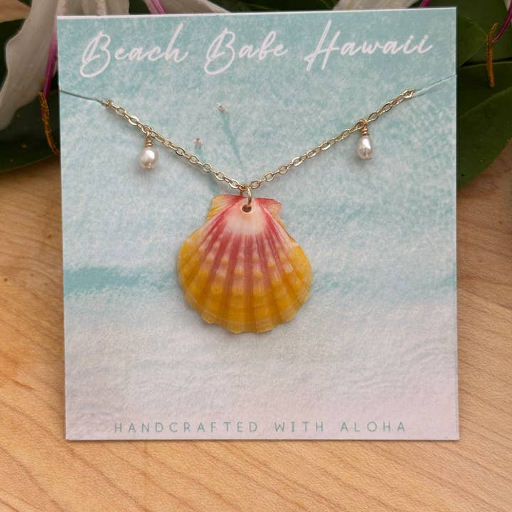 Beach Babe Hawaii - Wholesale Pendant/Charm Necklace - Sunrise Shell Necklace 2