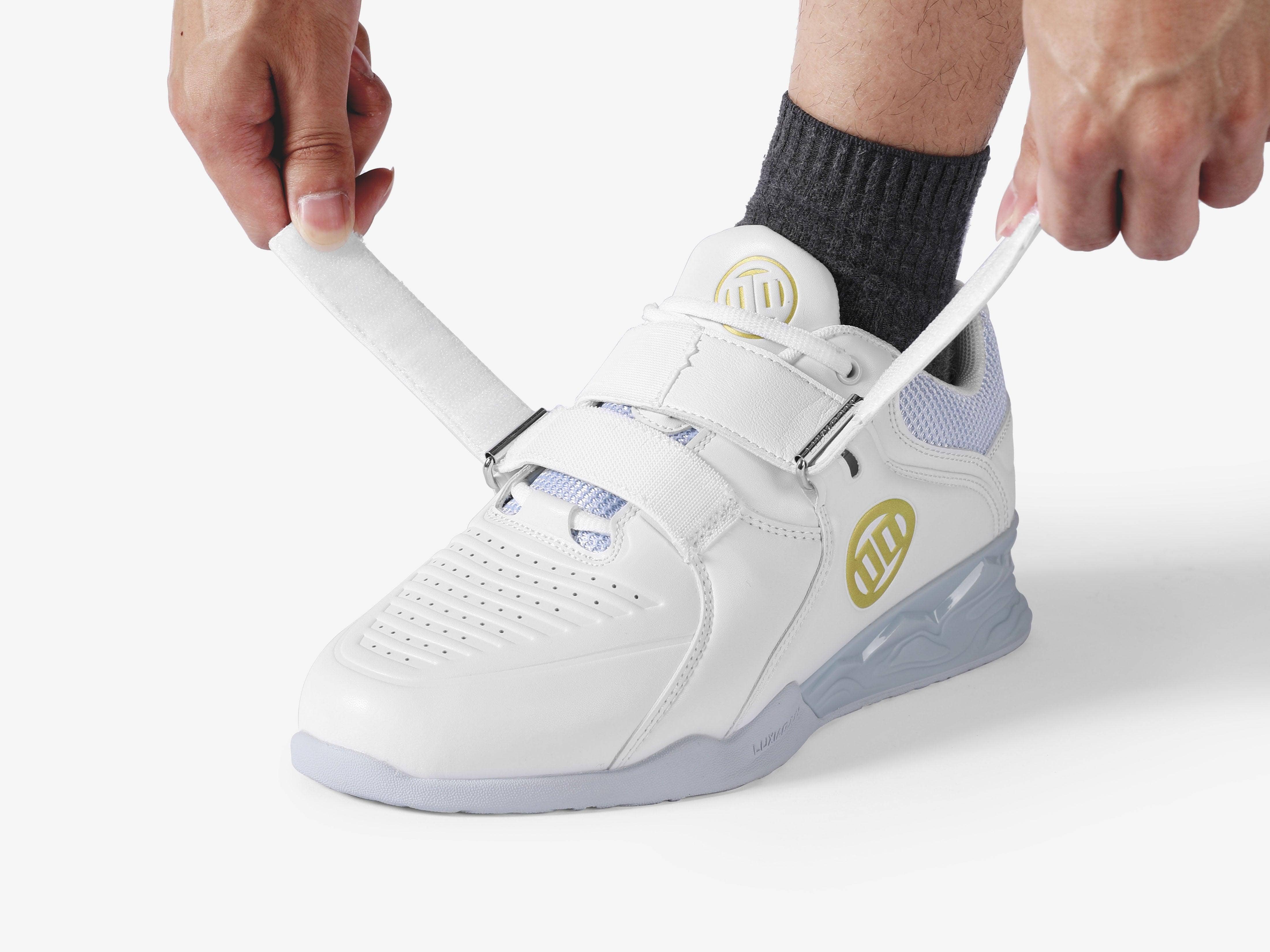 Blanc Chaussures d'haltérophilie LUXIAOJUN PowerPro I (blanches) en vente sur Faire10